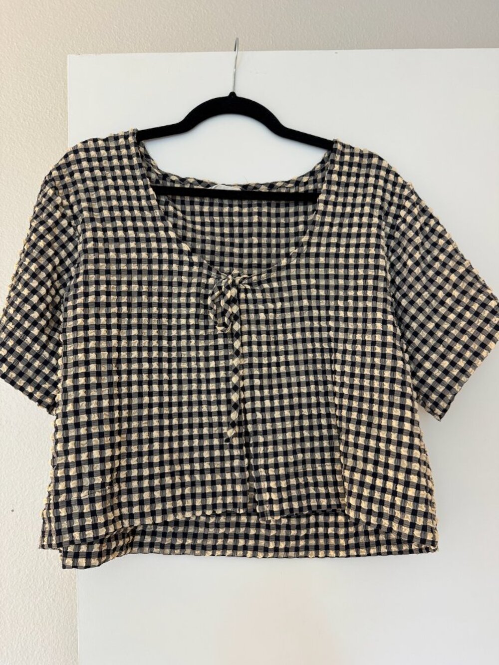 VRG GRL Seersucker top & shorts set - Size S
